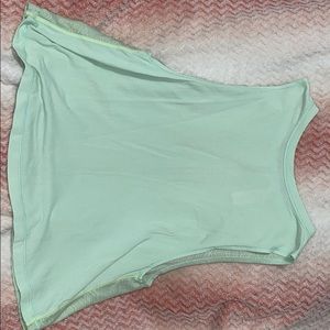 Green ivivva cropped tank top